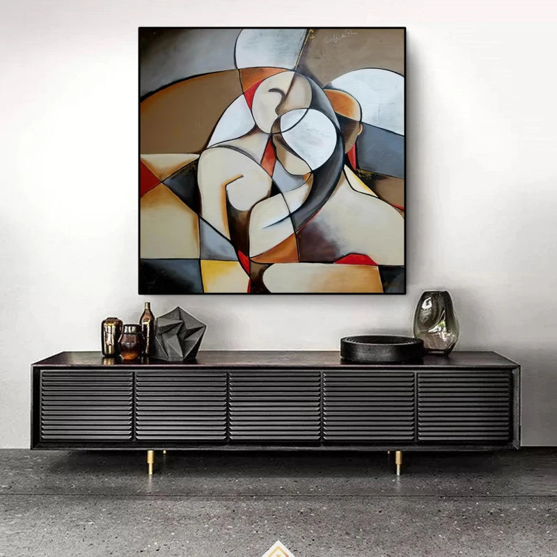 Famous Picasso Abstract Painting Woman HD Home Decor