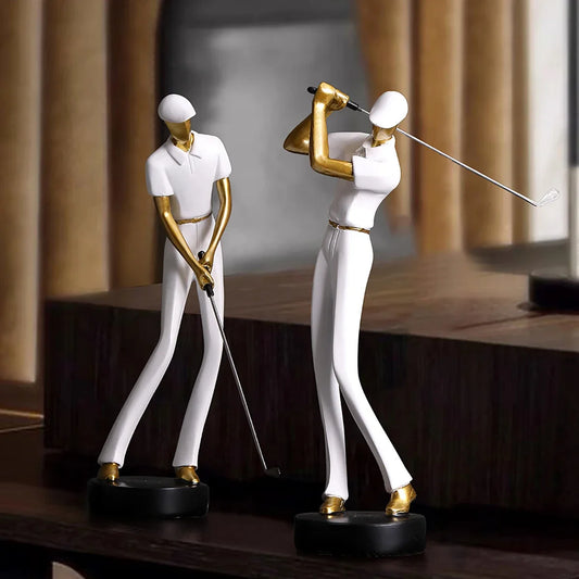 Creative Golfer Figurines