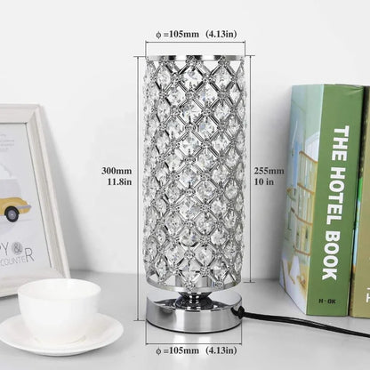 LED Modern USB Charging Eye Protection Creative Design Luxury Crystal Lamp