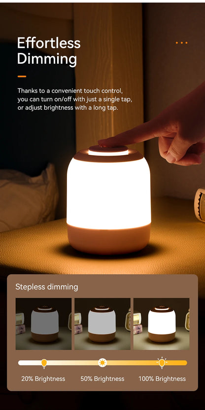 LED Night Light Touch Lamp