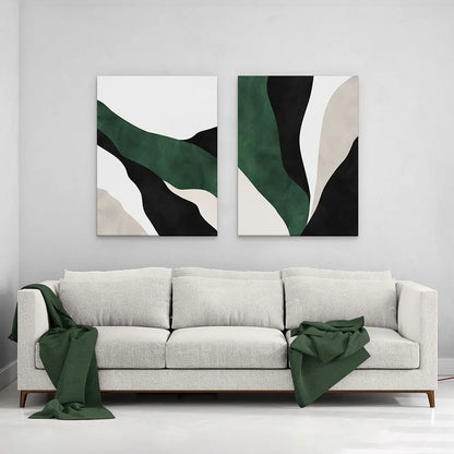 Abstract Dark Wall Art Posters Canvas