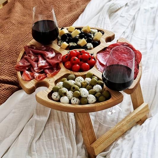 Wooden Folding Picnic Table – Portable Outdoor Table