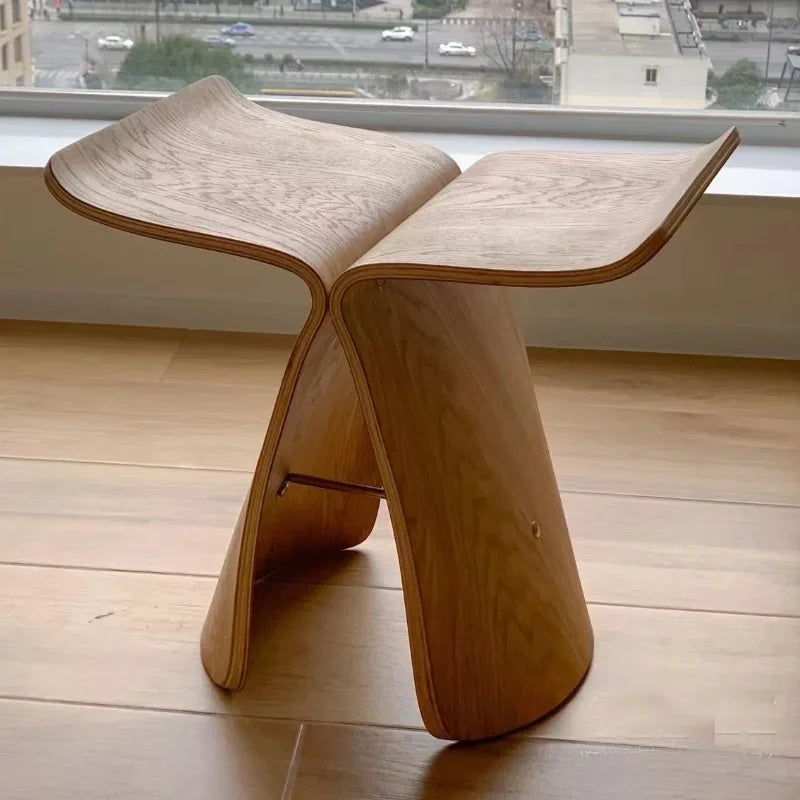 Butterfly Stool Made from Ash Plywood 4 Colors Available Stylish Chair Elegant Seating