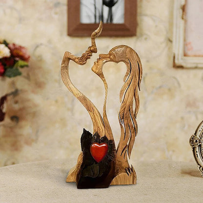 Love Eternal resin Decoration Ornaments  Kissing resin Statue